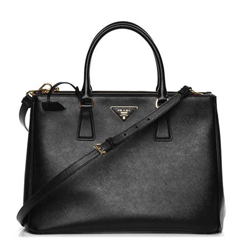 prada saffiano nero 30